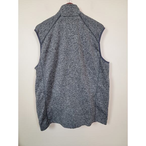 Eddie Bauer Zip Up Vest Jacket Men's Size XL Heathered Gray Zipper Pockets - Picture 5 of 5